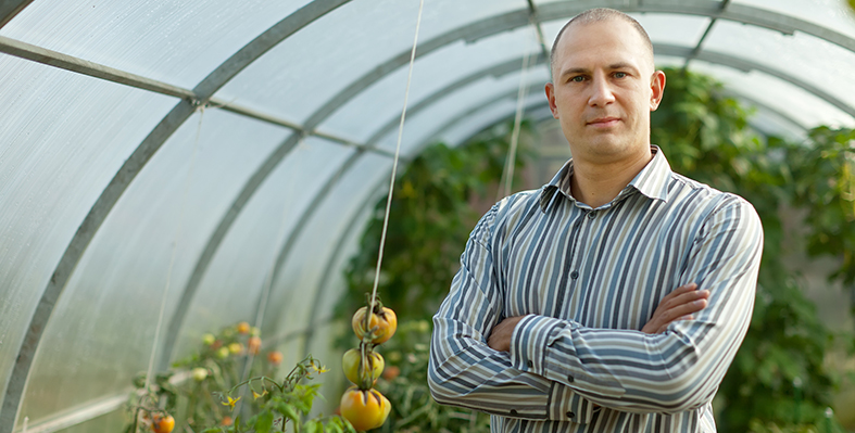 Portrait,Of,Farmer,In,Greenhouse